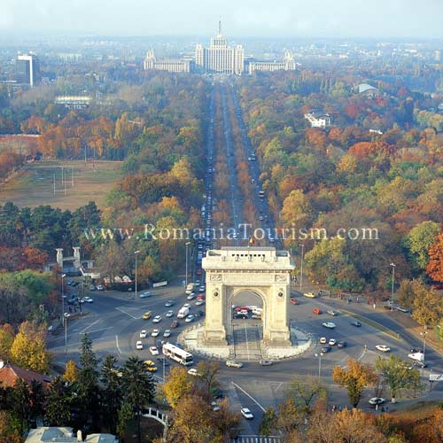 Bucharest, Romania - Arch of Triumph