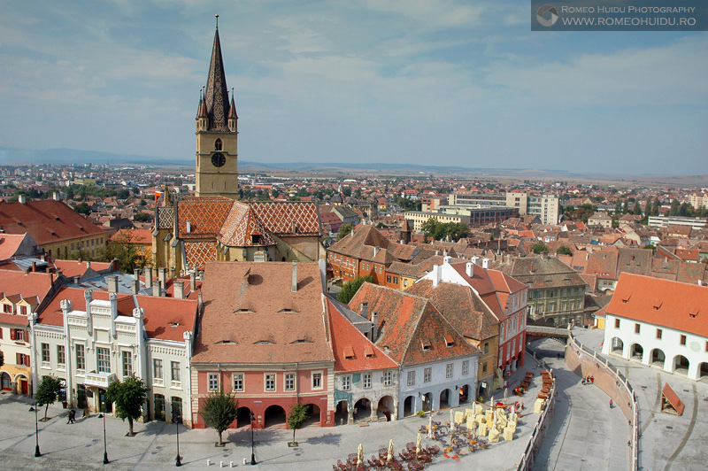 Evening in Sibiu, Romania : r/europe