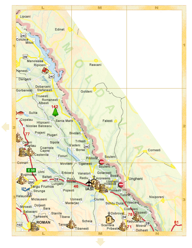 Romania - Detail map