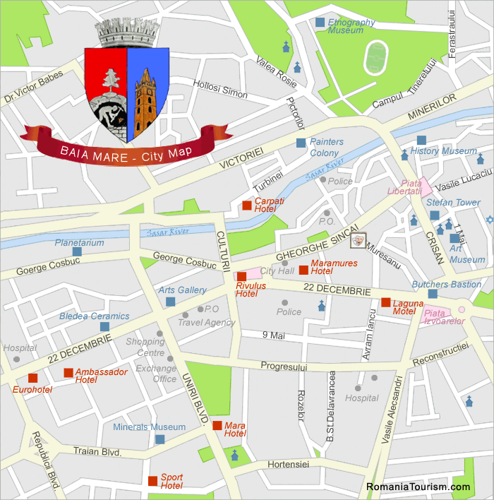 Brasov City Map (Harta Orasului Brasov)