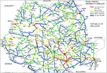 Romania Road Traffic Intensity Forecast