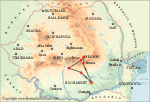 Romania Itinerary Tour, Attractions Map