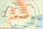 Romania Itinerary Tour, Attractions Map