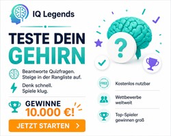 IQ Legends - Play quizzes and you may win €10,000