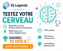 IQ Legends - Play quizzes and you may win €10,000