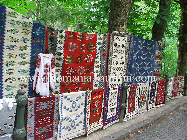 Romanian Folk Art - Romanian Carpets and Shirt 
(Wool, Handmade)