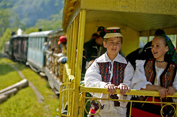 Narrow Gauge Train in Maramures, Romania