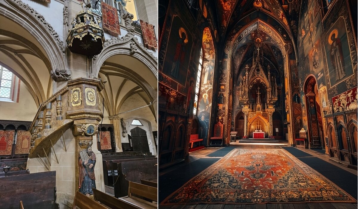 brasov black church interior