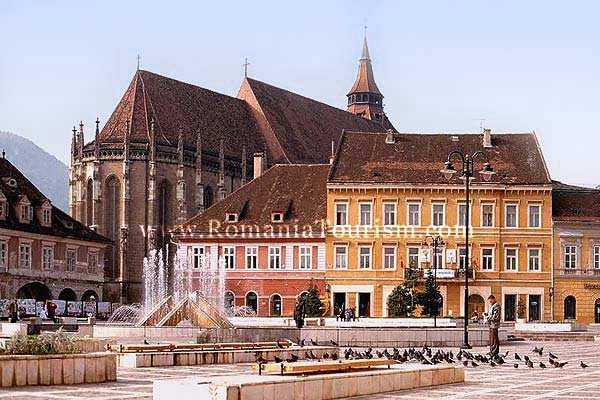 Brasov, Romania - Council Square <em>(Piata Sfatului)</em>