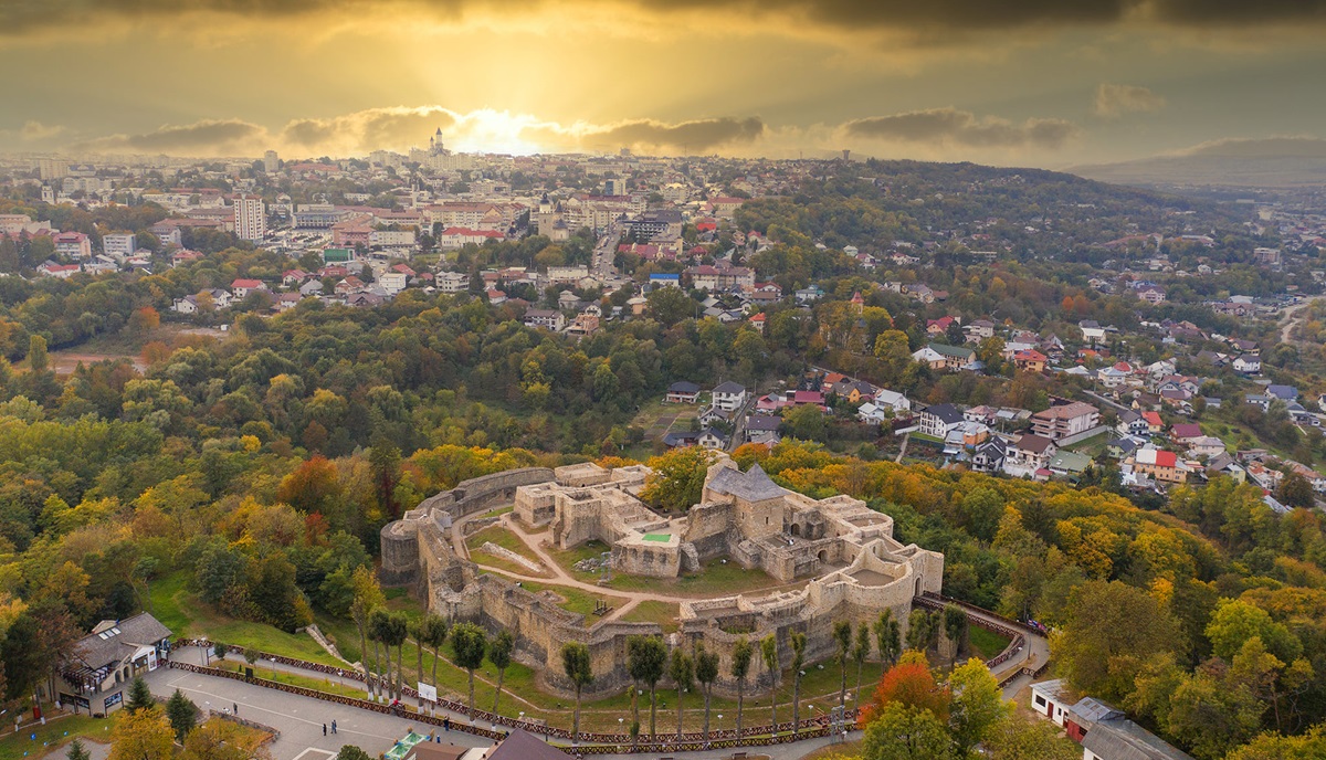 Suceava General View Medieval Fortress