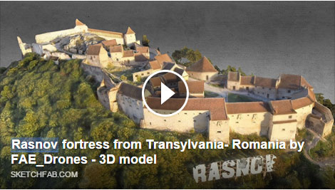 Rasnov Fortress presentation 3D