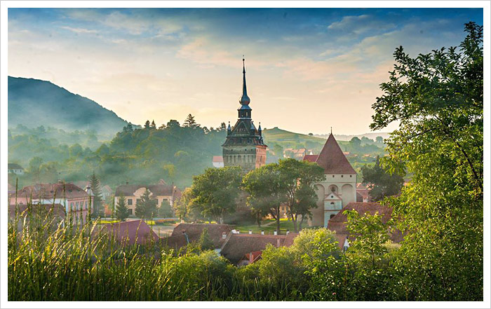 Castles and Fortresses of Romania: Saschiz UNESCO World Heritage Site