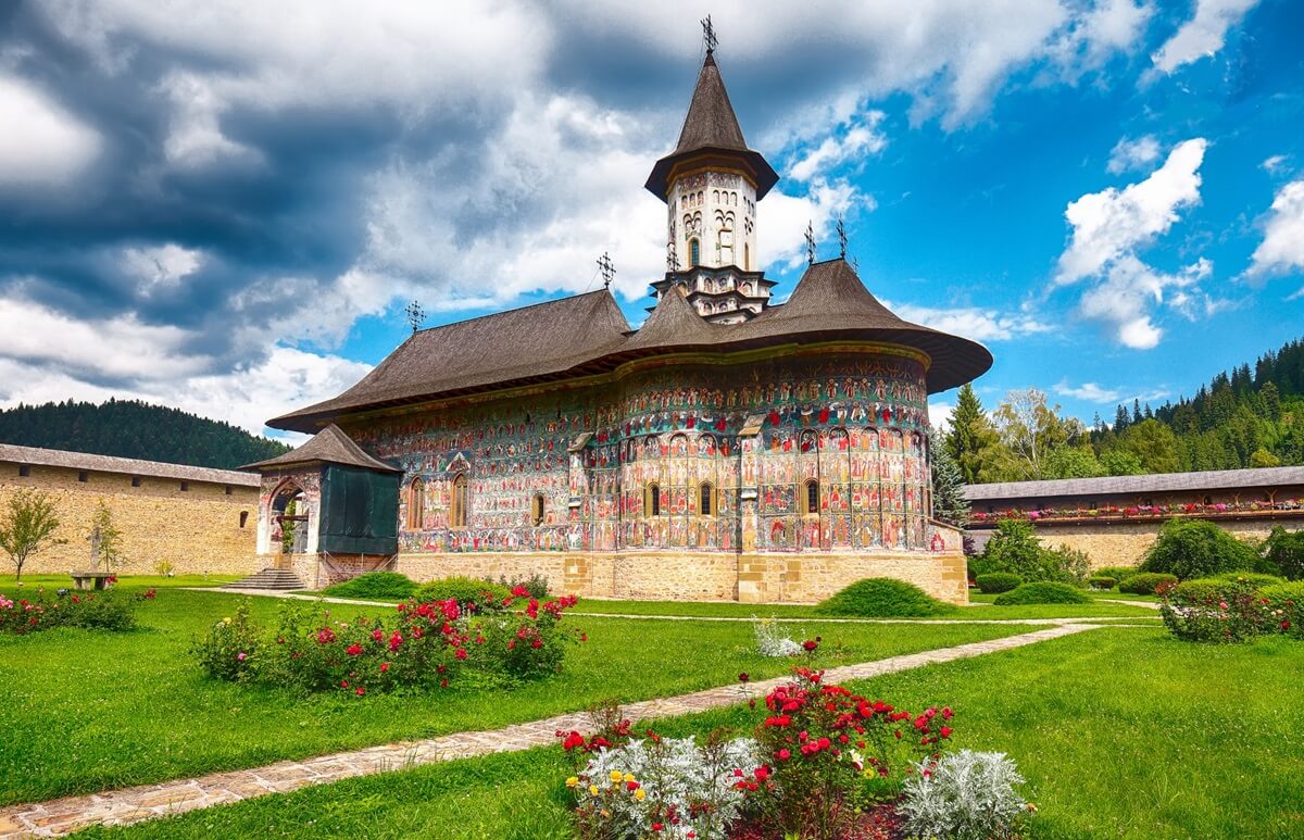 Monastery Sucevita frescoe
