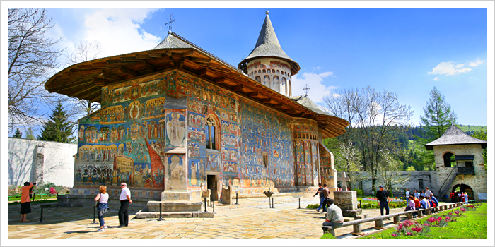 Voronet Monastery - The Painted Monasteries of Bucovina, Northern Romania