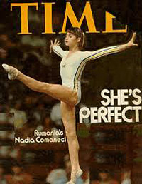 Nadia Comaneci - Romanian Gymnast, Montreal Perfect 10