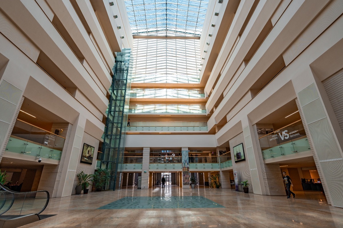 Bucharest National Library Lobby