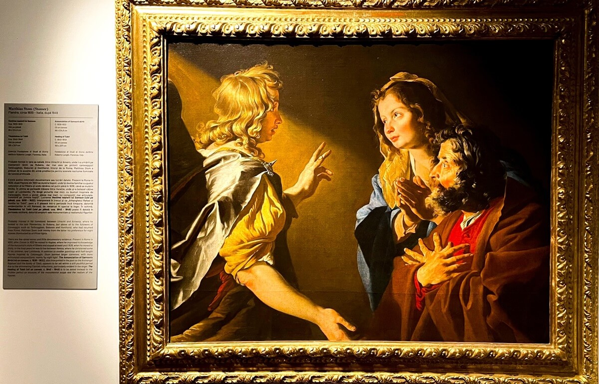 Timisoara Caravaggio Special Exposition Annunciation Of Samsons Birth 