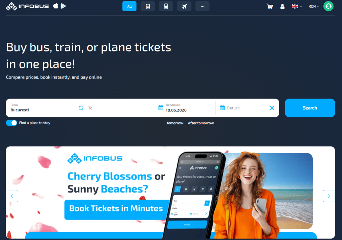 infobus-transport-ticket-aggregator-screenshot