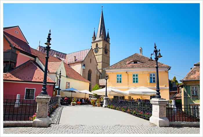 Sibiu, Hermannstadt, the City of Transylvania Region of Romania