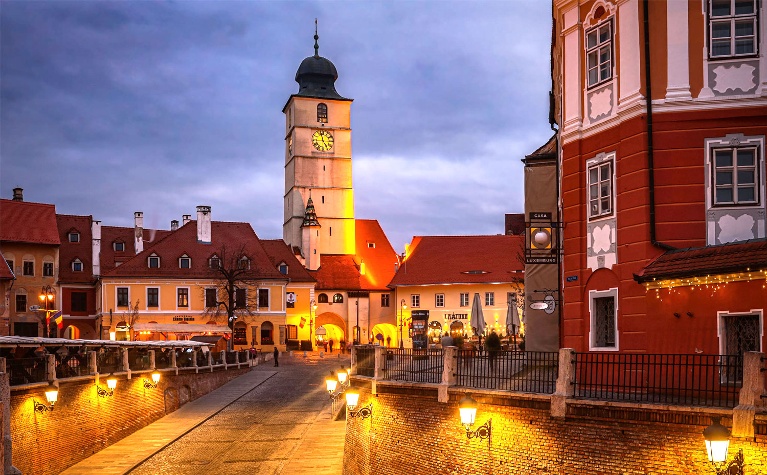 The City's Eyes Sibiu Hermannstadt Romania Canvas Print / Canvas