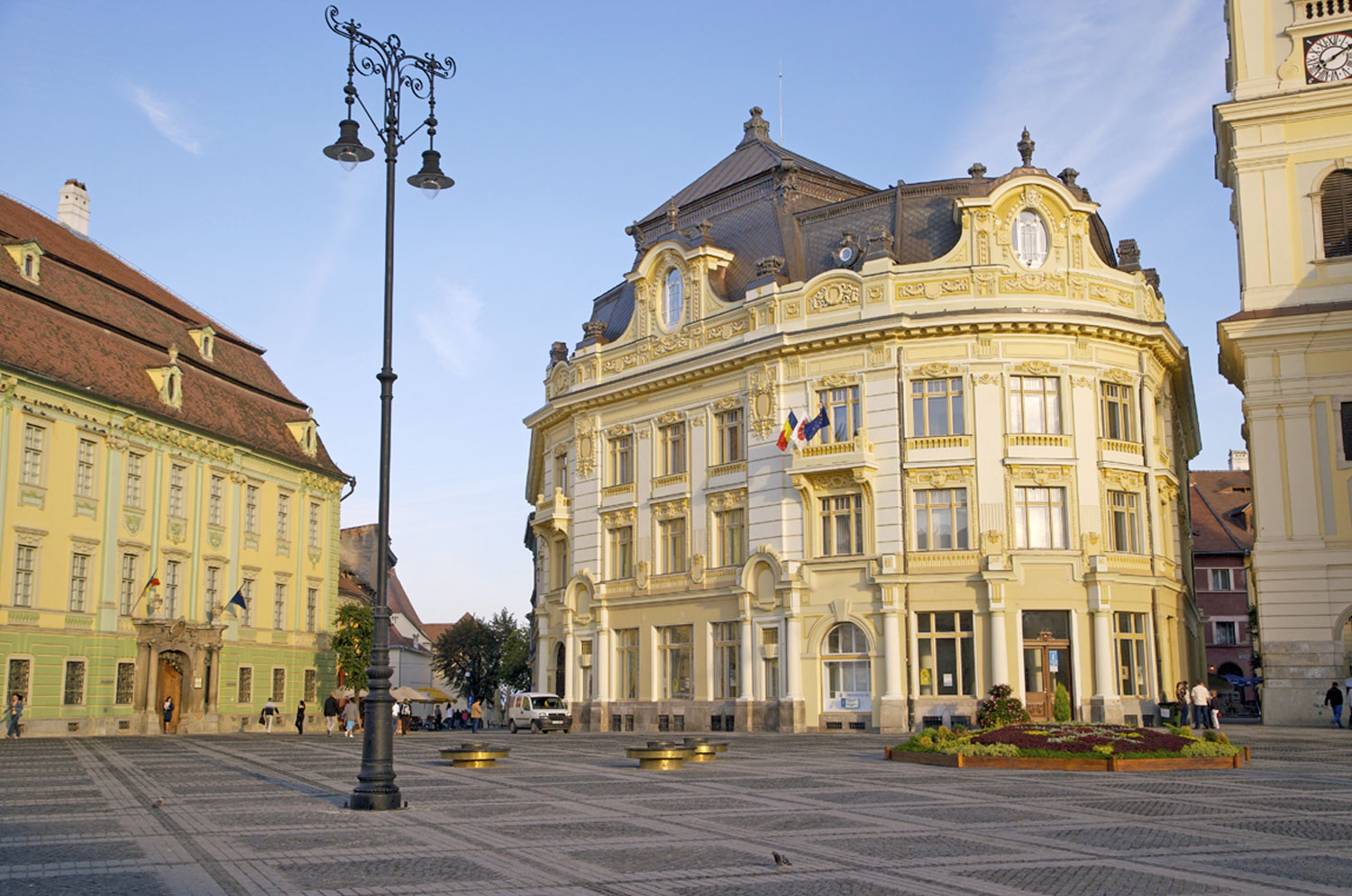 The City's Eyes Sibiu Hermannstadt Romania Art Print