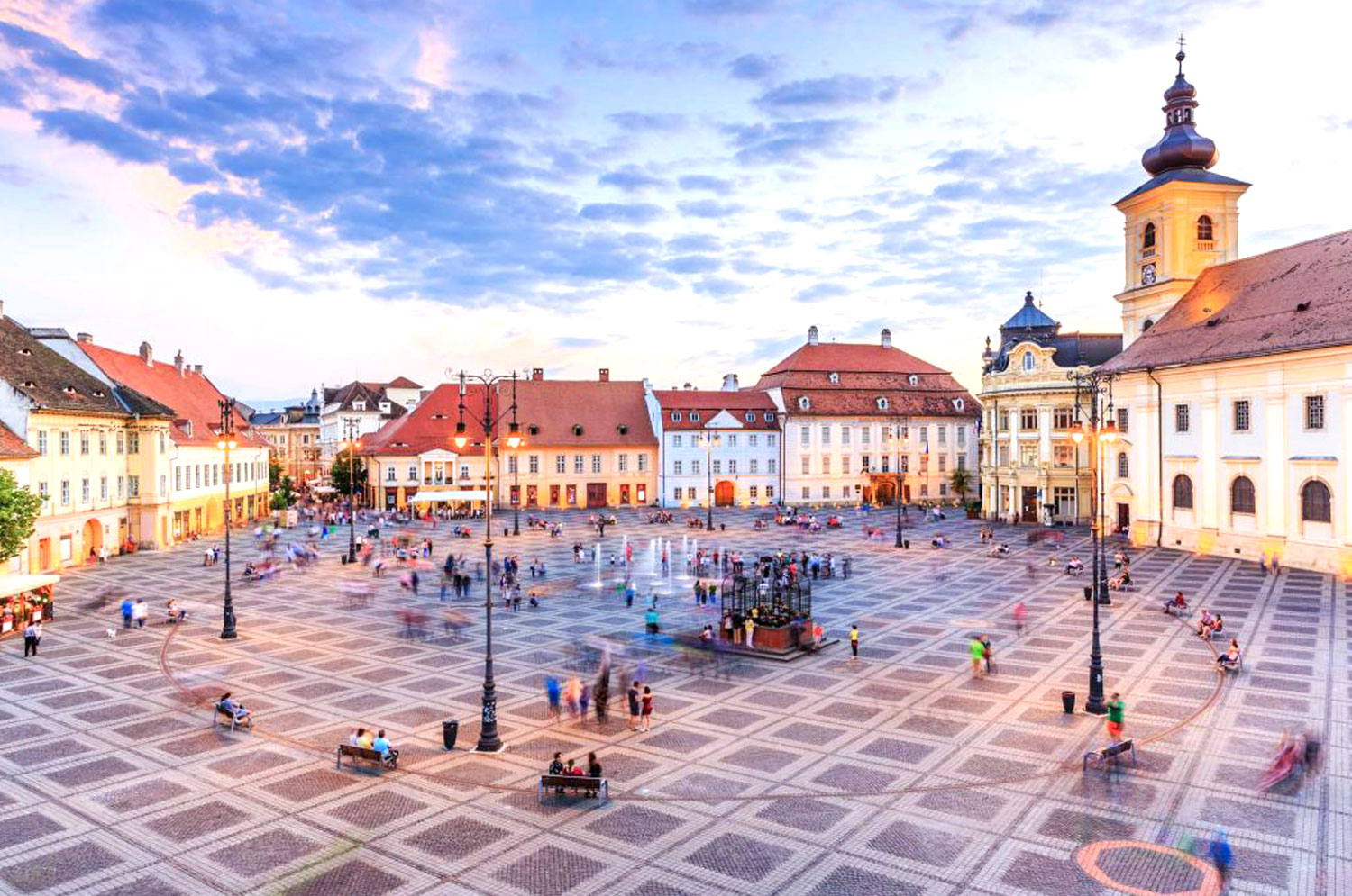 The City's Eyes Sibiu Hermannstadt Romania Art Print