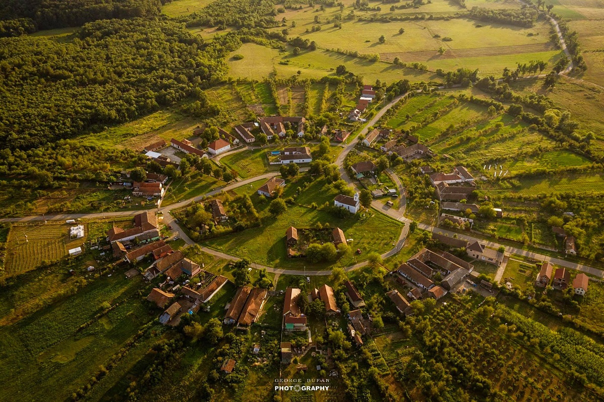 Village Charlotenburg near Timisoara, Banat Region in Romania