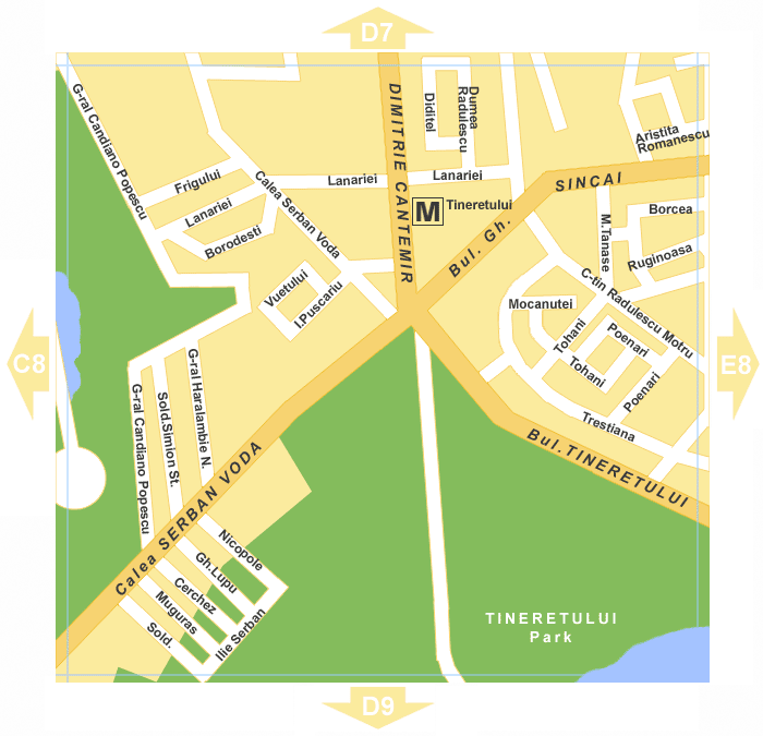 Bucharest Map - D8