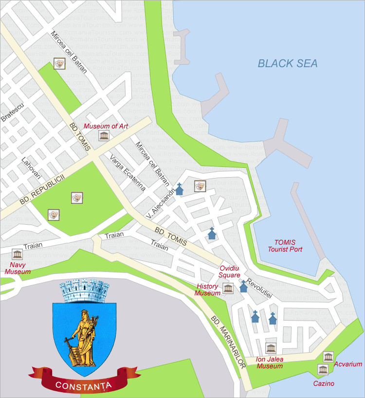 Constanta City Map (Harta Orasului Constanta