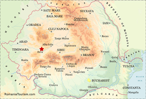 Deva on Map