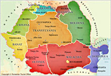 Romania Historical Regions