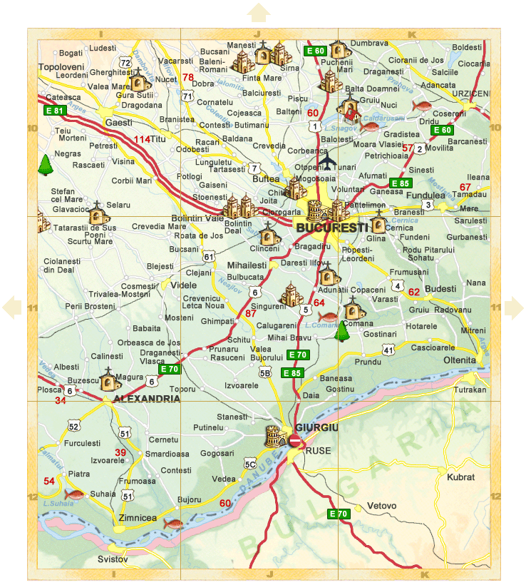 Romania - Detail map