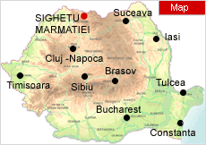 Bucharest on map - Romania Physical Map